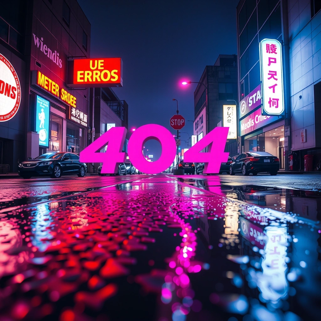 Abstract digital error background